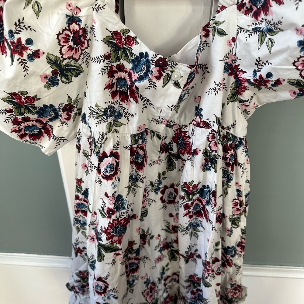 Janie and Jack Pink and Purple Ruffled Blouse with Peter Pan Collar